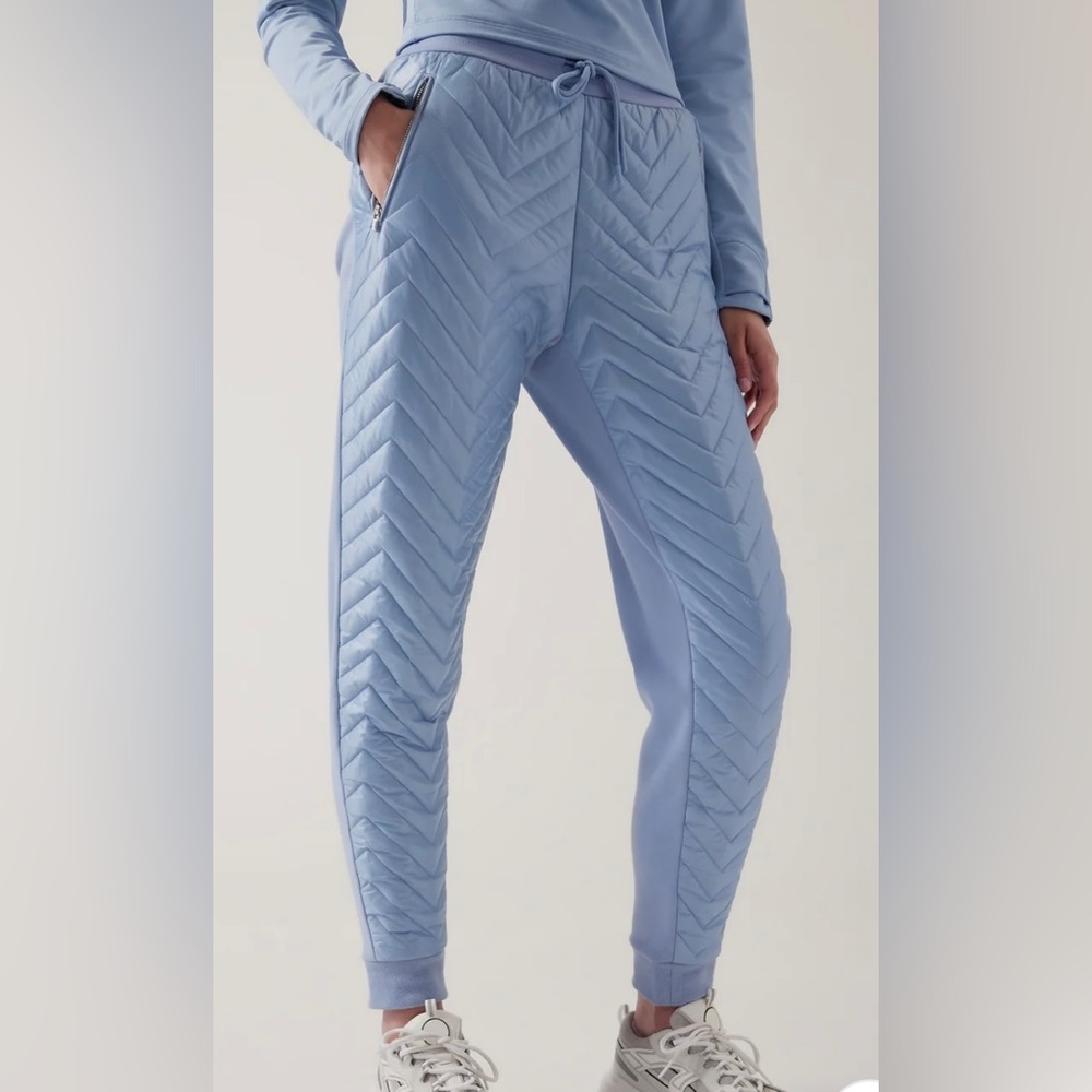 NWT Athleta Après Ski Jogger, Heron Blue, 10T